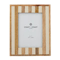 Ceres Wood Resin Frame 5x7" Ivory