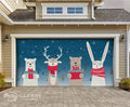 Christmas Critters | 2-Car Garage Door Cover