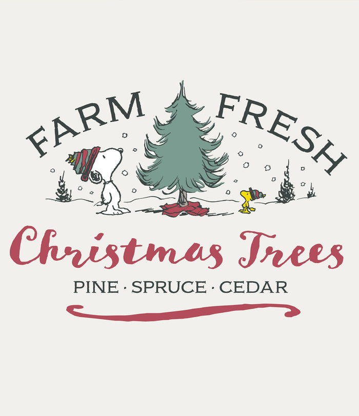 Christmas Trees | 1-Car Peanuts® Garage Door Cover