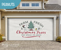 Christmas Trees | 2-Car Peanuts® Garage Door Cover