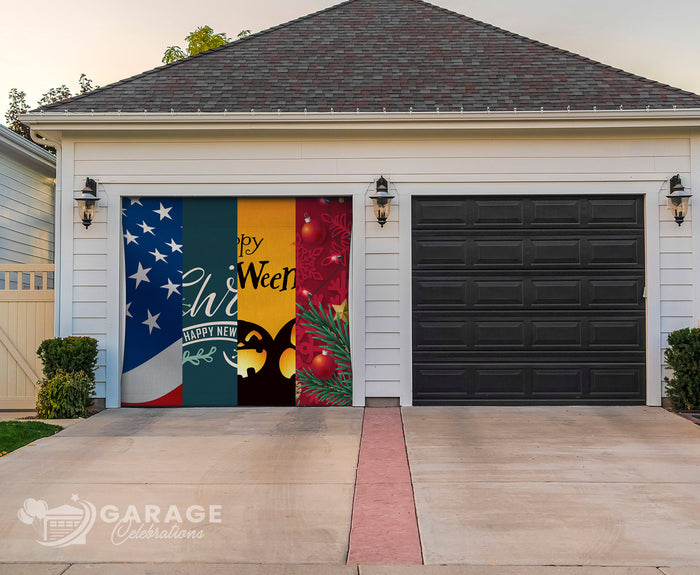 Clearance 8'H×8'W | Garage Door Cover