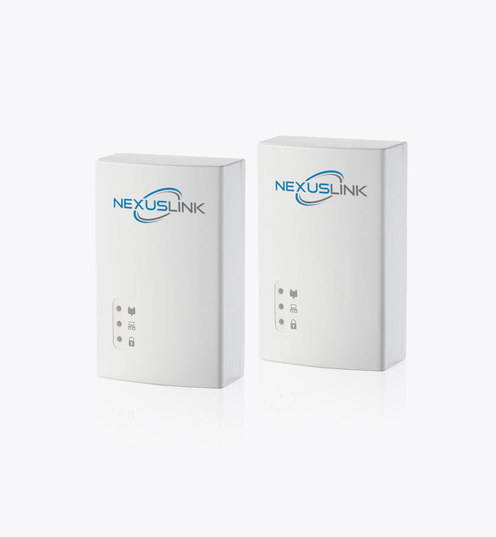 Product Marketing Image of Simply Secured SKU: GPL-1200-KIT by Vendor Comtrend Product Comtrend GPL-1200-KIT G.hn Powerline Adapter Kit - 1200Mbps (2-Pack) - GPL-1200-KIT