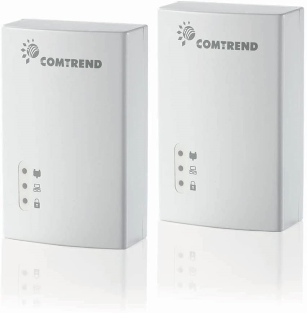 Product Marketing Image of Simply Secured SKU: PG-9172-KIT by Vendor Comtrend Product Comtrend PG-9172-KIT G.hn Powerline Adapter Kit - 1200Mbps (2-Pack) - PG-9172-KIT