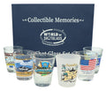 Connecticut United States USA Souvenir Boxed Shot Glass Set (Set of 6)