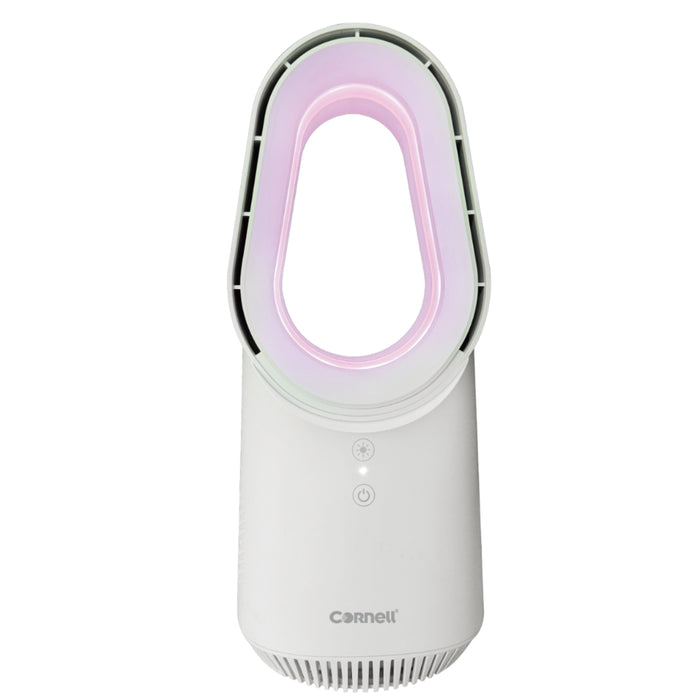 Cornell CBFS01WH Mini Bladeless Fan with Ambient Light