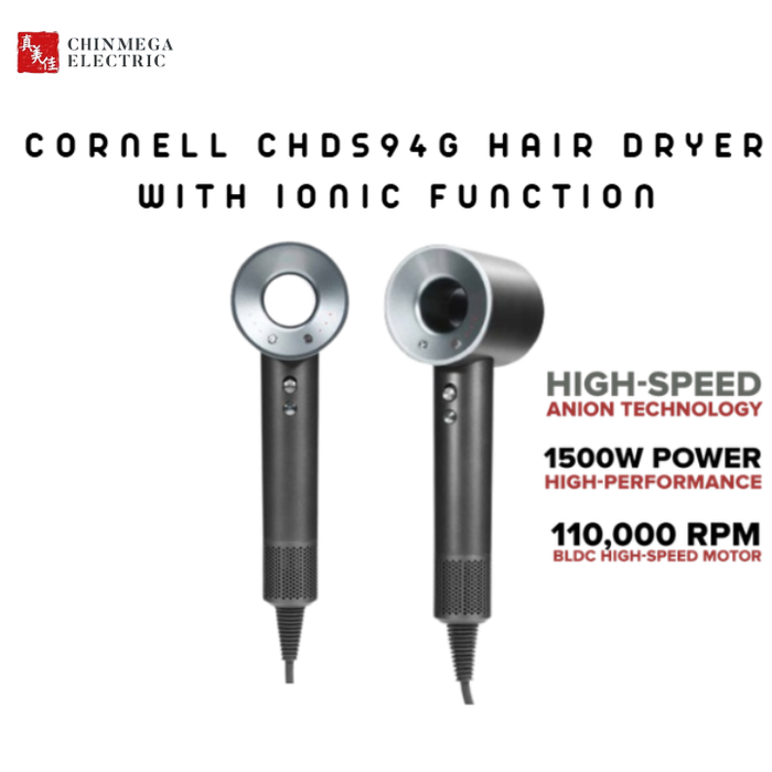 Cornell CHDS94G Hair Dryer with Ionic Function