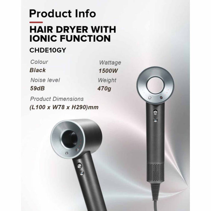 Cornell CHDS94G Hair Dryer with Ionic Function