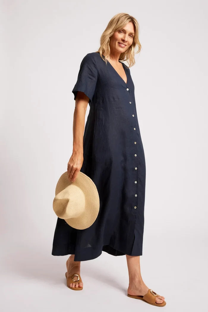 Cove Maxi Dress Indigo