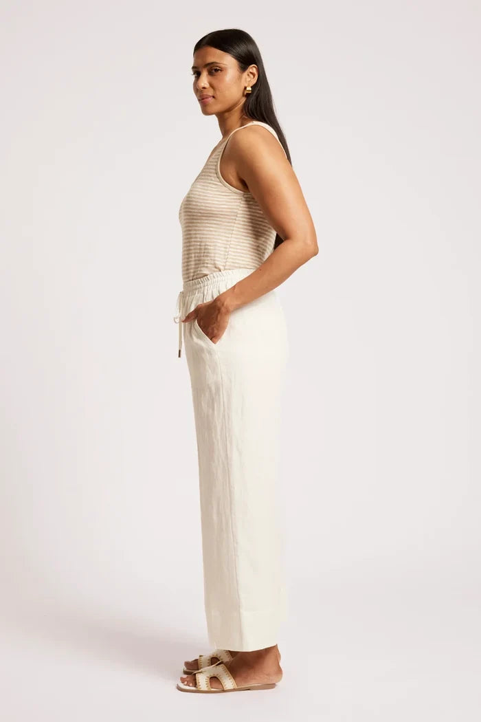 Cove Relaxed Pant White