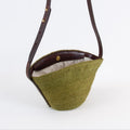 Crossbody Basket Olive & Brown