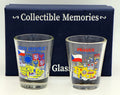 Czech Republic Souvenir Boxed Shot Glass Set (Set of 2)