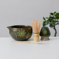 Daisy Ceramic Matcha Set with Bowl and Chasen Holder