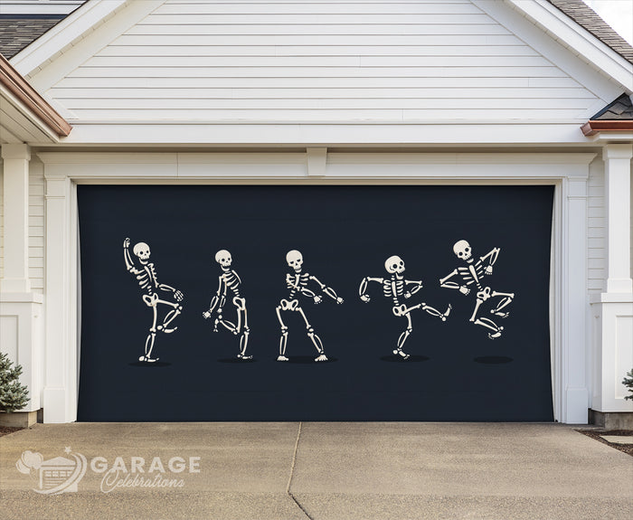 Dancing Skeletons | 2-Car Garage Door Cover