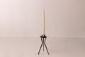 Danish Iron Tripod Taper Holder
