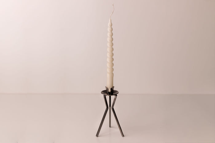 Danish Iron Tripod Taper Holder
