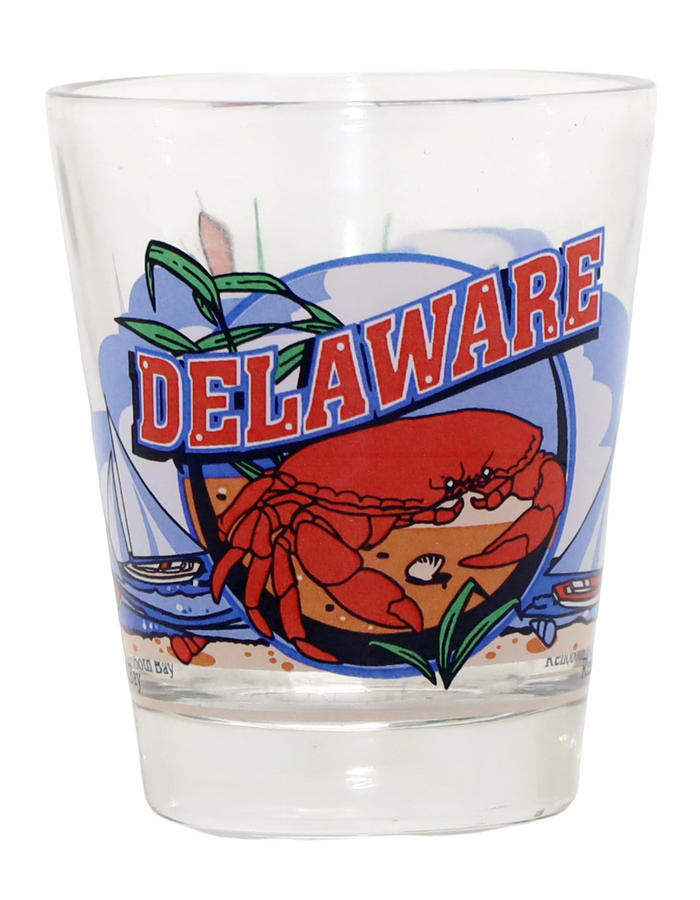 Delaware 3 View Shot Glass