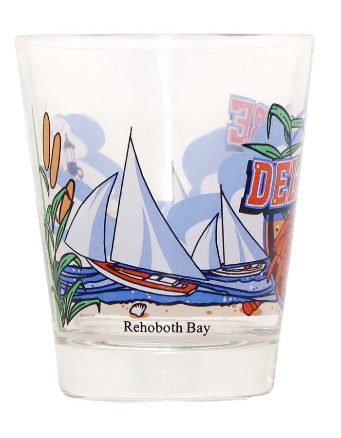 Delaware 3 View Shot Glass