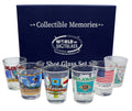 Delaware United States USA Souvenir Boxed Shot Glass Set (Set of 6)