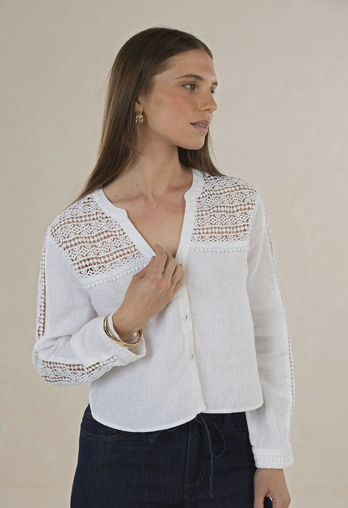 Delphie Shirt - White