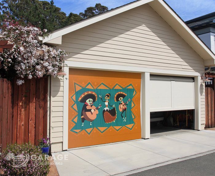 Día de los Muertos | 1-Car Garage Door Cover