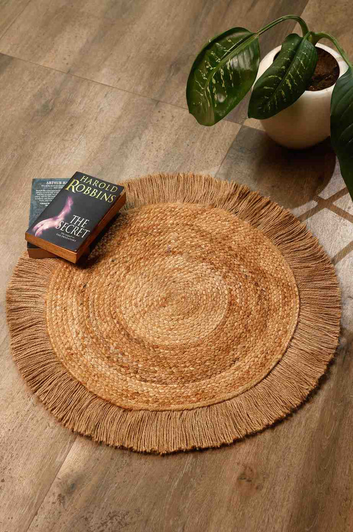 Earthloom – Braided Jute Round Mat