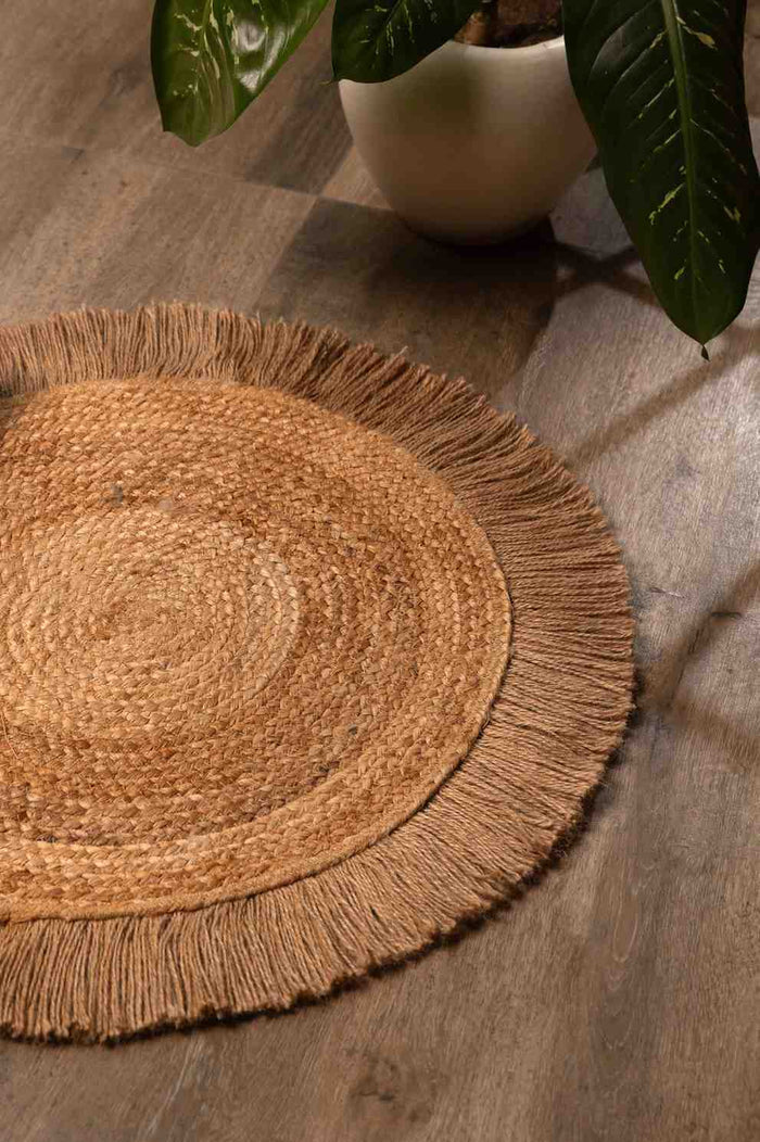 Earthloom – Braided Jute Round Mat