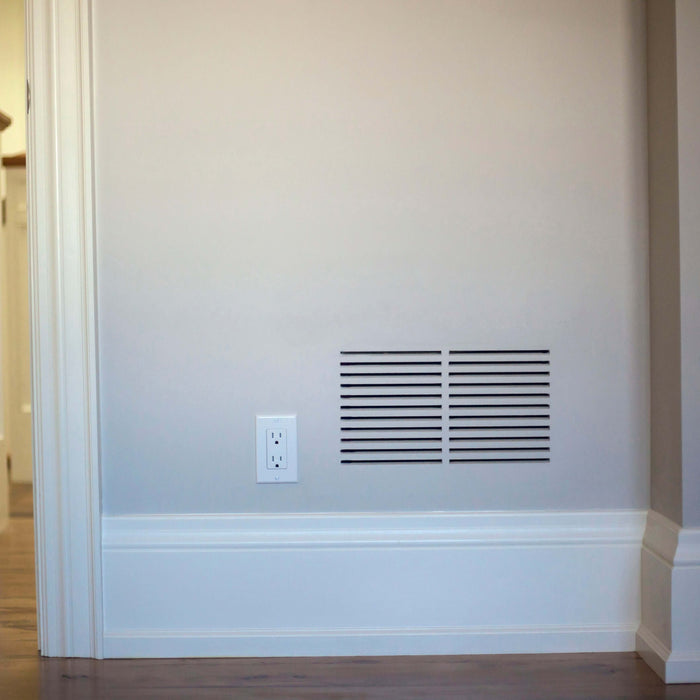 Envisivent Permanent Flush Mount Air Return, 14” x 8” (Duct Opening)/Requires 16" x 11" Drywall Opening