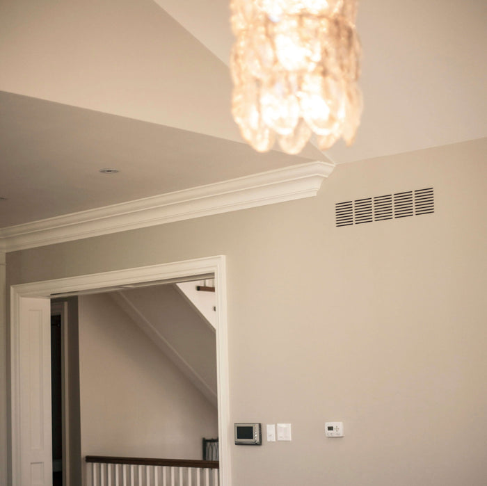 Envisivent Permanent Flush Mount Air Return, 30” x 8” (Duct Opening)/Requires 32" x 10" Drywall Opening