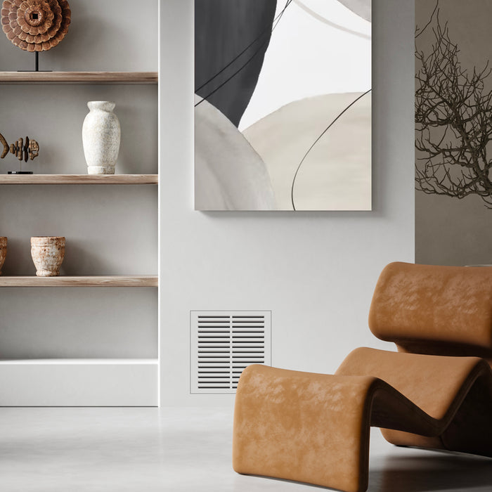 Envisivent Removable Flush Mount Air Return Vent 14” x 14” (Drywall Opening)