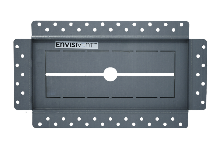 Envisivent Removable Flush Mount Air Supply, 10” x 4” (Duct Opening)/Requires 11" x 5" Drywall Opening