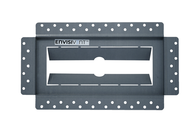 Envisivent Removable Flush Mount Air Supply, 10” x 4” (Duct Opening)/Requires 11" x 5" Drywall Opening