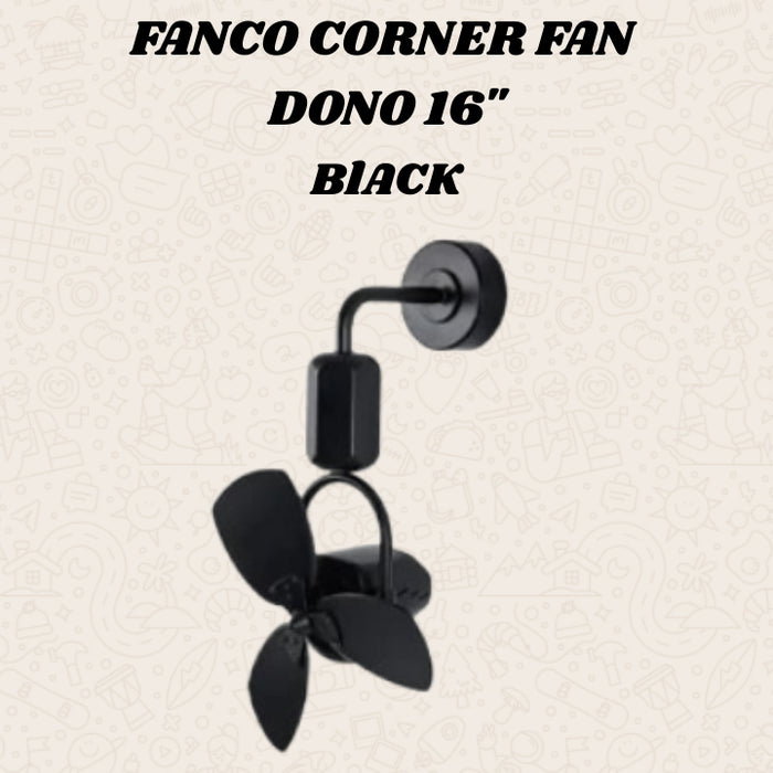 Fanco Dono 16" DC Motor Corner Fan
