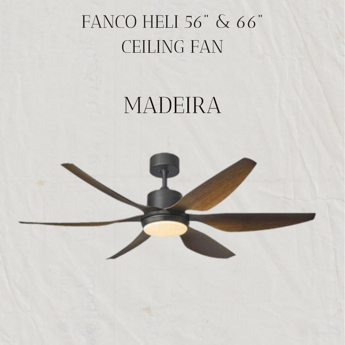 Fanco Heli 56" & 66" DC Motor Ceiling Fan