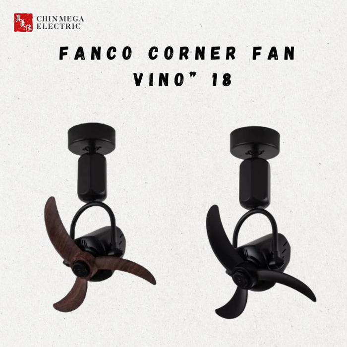 Fanco Vino 18" DC Motor Corner Fan