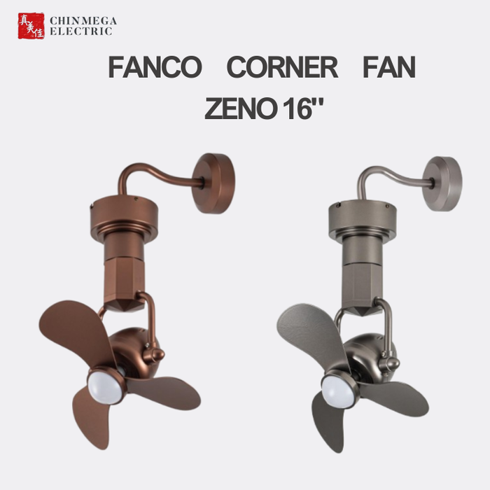 Fanco Zeno 16" DC Motor Corner Fan