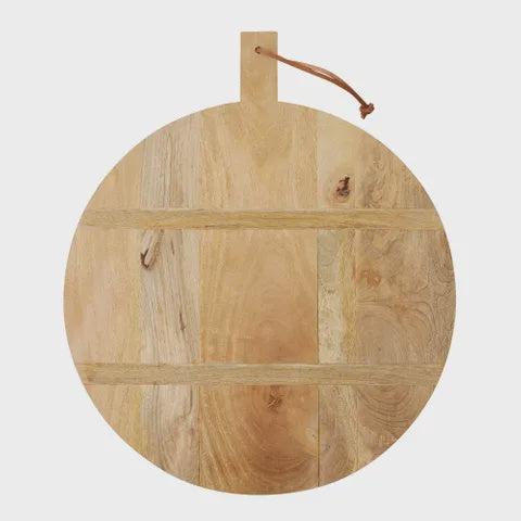 Farmers Round Wood Serving Board 55x65cm