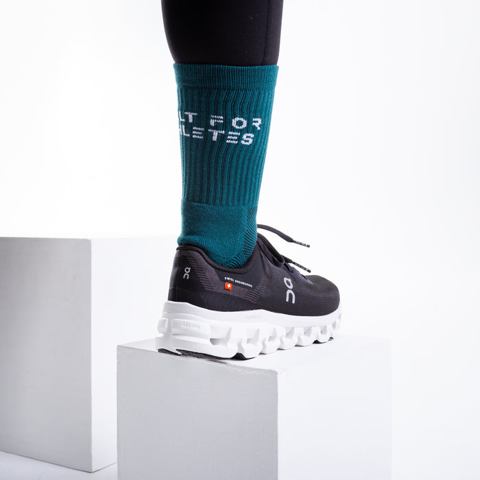 Forest Green Crew Training Sock