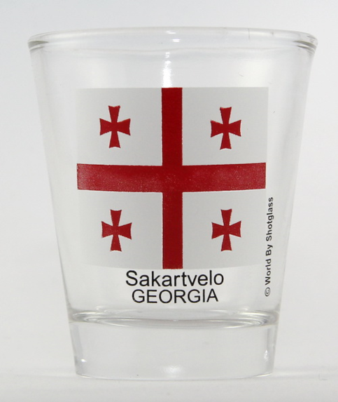Georgia (Country) Souvenir Boxed Shot Glass Set (Set of 2)