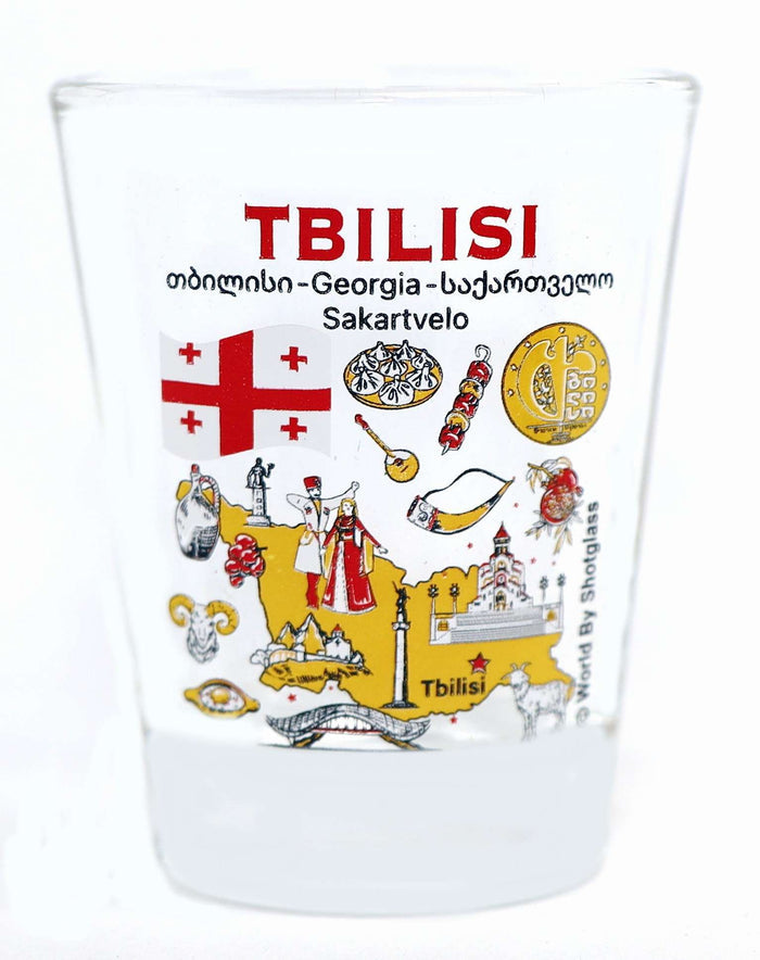 Georgia (Country) Souvenir Boxed Shot Glass Set (Set of 2)