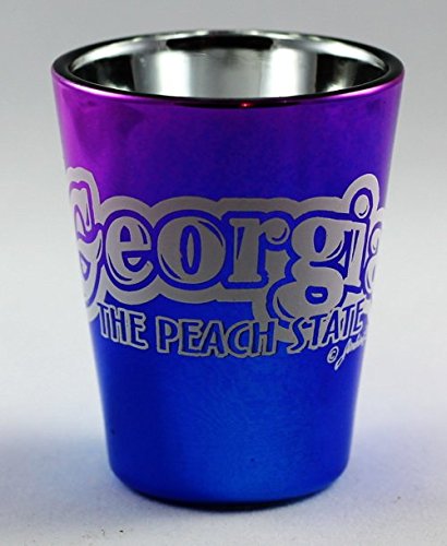 Georgia State Electro Bubble Shot Glass
