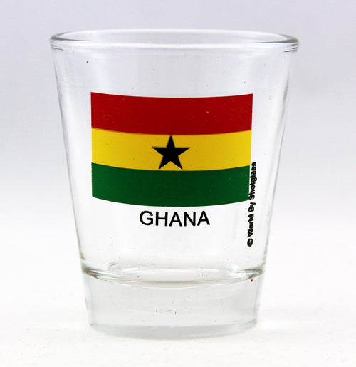 Ghana Souvenir Boxed Shot Glass Set (Set of 2)