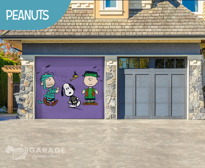 Ghoulin' Around | 1-Car Peanuts® Garage Door Cover
