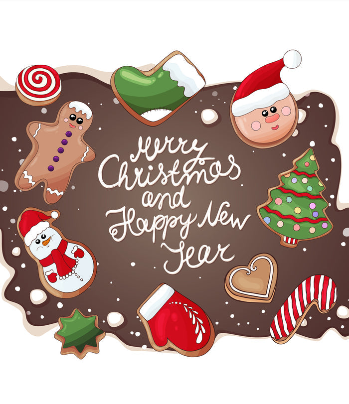 Gingerbread Christmas | 1-Car Garage Door Cover
