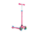 Globber PRIMO PLUS with Lights - Fuchsia Pink / Sky Blue