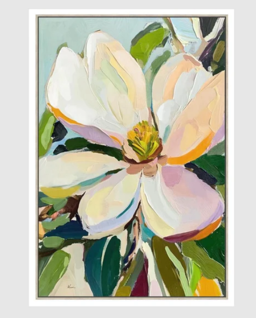 Golden Bloom Wall Art B