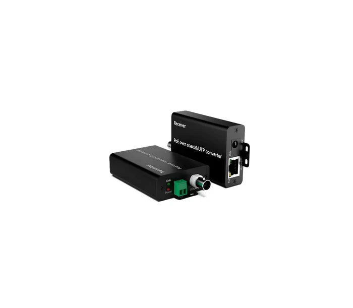 Product Marketing Image of Simply Secured SKU: POEJK-2WIRE by Vendor Grid Networking Product Grid IP/PoE over Coax & 2-Wire Extender | 100 Mbps up to 500 m / 1,640 ft Retrofit Ethernet | POEJK-2WIRE