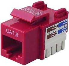 Product Marketing Image of Simply Secured SKU: POEJK-VI by Vendor Grid Networking Product Grid POE-Jack® Port-Trace LED Keystone - 25-Pack | Cat6/Cat6e/Cat6 RJ45 Jack with Locator LED | POEJK-VI