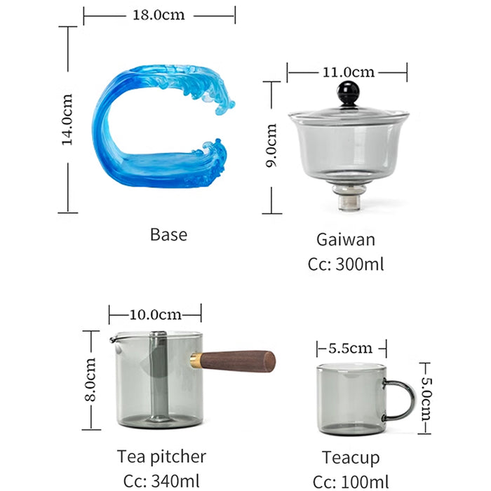 Hailang Style Automatic Tea Set for Housewarming Gifts