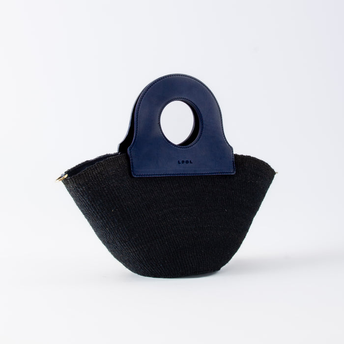 Handheld Basket Black & Navy