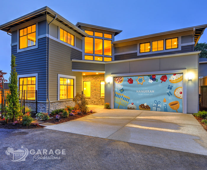 Hanukkah Celebration | 2-Car Garage Door Cover